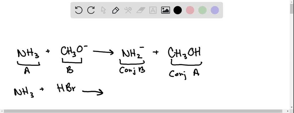 SOLVED: Write an equation for the acid-base reaction between ...