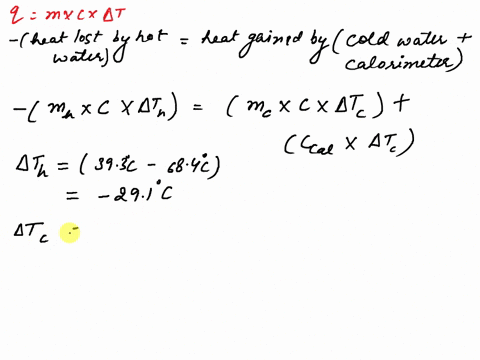 given-the-following-information-calculate-the-heat-capacity-of-the-calorimeter-in-units-of-j-degree-celsius-a-calorimeter-contains-1916-g-of-water-the-temperatures-of-the-calorimeter-and-wat-30251