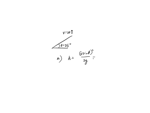 an-object-is-launched-at-a-velocity-of-20-ms-in-a-direction-making-an-angle-of-25-upward-with-the-horizontal-a-what-is-the-maximum-height-reached-by-the-object-b-what-is-the-total-flight-tim-54587