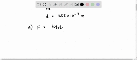 3-15-pt-two-point-charges-q1-313-x-10-6-c-q2-447-x-10-6-c-are-separated-by-a-distance-of-255-mm-a-calculate-the-magnitude-of-the-electrostatic-force-experienced-by-the-positive-charge-q1-exp-73978