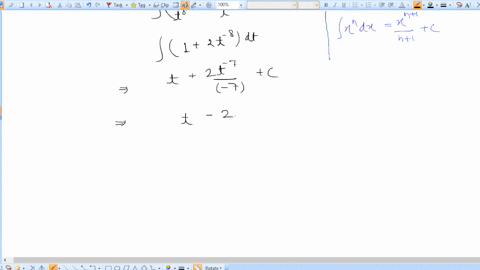 find-the-indefinite-integral-check-your-result-by-differentiating-use-for-the-constant-of-integration-f-2-dt-22276