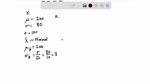 a-population-has-mean-of-200-and-standard-deviation-of-80-suppose-simple-random-sample-of-size-100-is-selected-and-is-used-to-estimate-u-use-_-table-what-is-the-probability-that-the-sample-m-28198