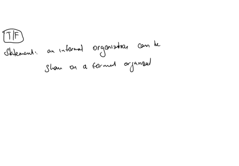 an-informal-organization-can-be-shown-on-a-formal-organization-chart-a-true-b-false-73519