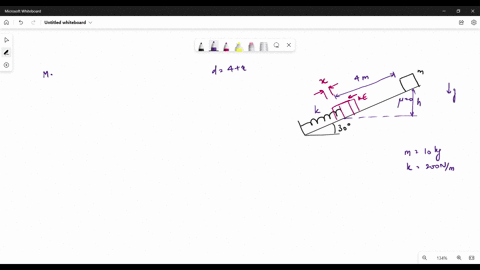 q3a-10-kg-box-slides-40-m-down-the-frictionless-ramp-shown-in-the-figure-then-collides-with-a-spring-whose-spring-constant-is-200-nm-a-what-is-the-maximum-compression-of-the-spring-6-now-con-25541