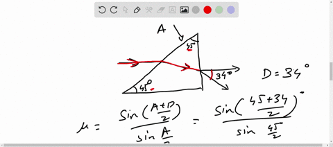 a-horizontal-beam-of-light-enters-a-45circ-90circ-45circ-prism-at-the-center-of-its-long-side-as-sho-02268