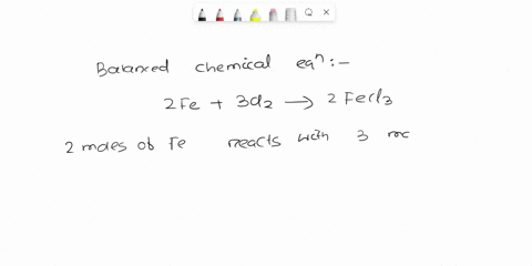 how-many-moles-of-fecl3-are-formed-when-46-moles-of-cl2-react-with-an-excess-of-fe-note-that-the-chemical-equation-must-be-adjusted-51575