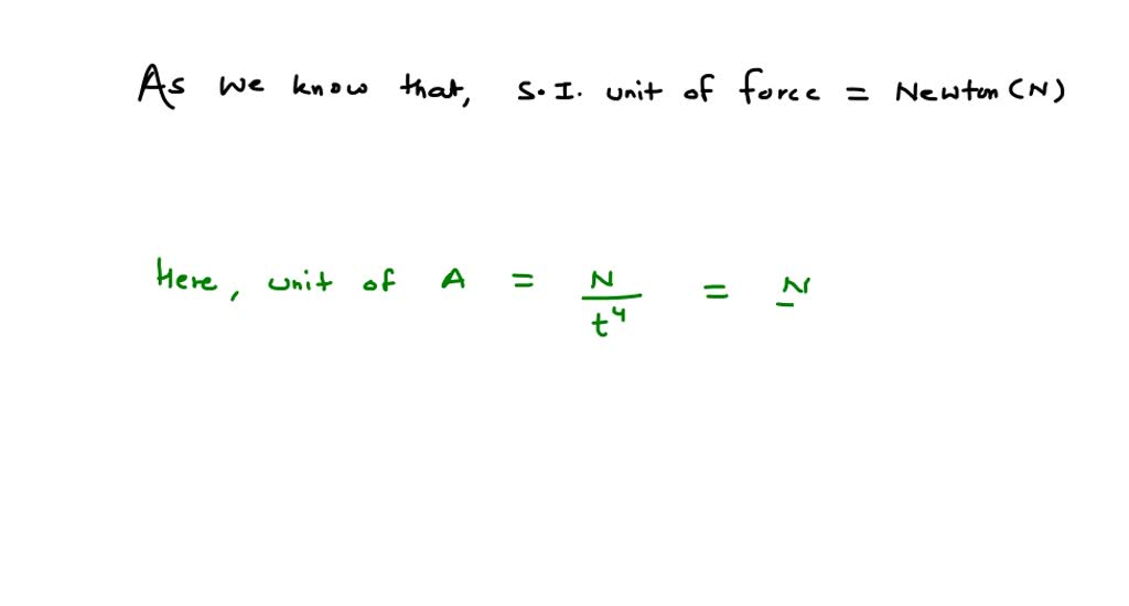 SOLVED: A Time-varying Horizontal Force F(t) = At^4 + Bt^2 Acts For 0. ...