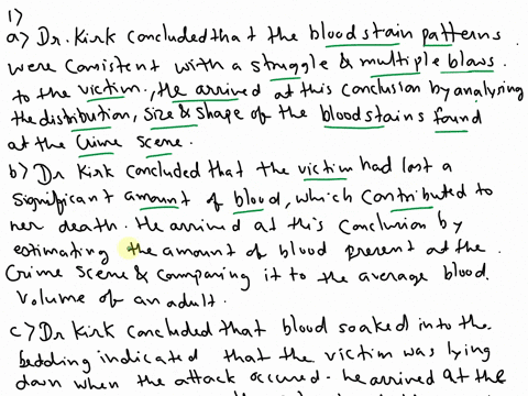 discuss-the-conclusions-dr-kirk-arrived-at-regarding-each-piece-of-evidence-how-did-he-arrive-at-each-conclusion-discuss-how-the-conclusions-would-have-been-different-today-with-the-advances-54217