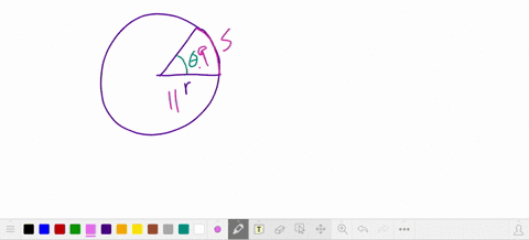 a-circle-has-a-radius-of-11-in-find-the-length-s-of-the-arc-intercepted-by-a-central-angle-of-09-radians