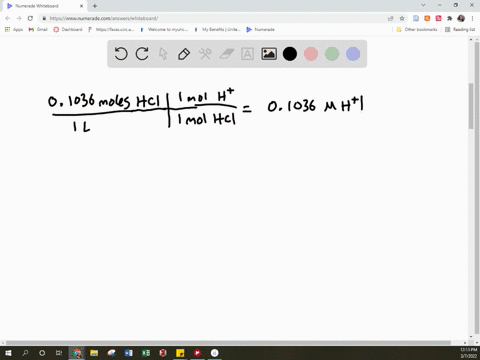 in-an-acid-base-titration-2562-ml-of-an-naoh-solution-are-needed-t0-neutralize-2623-ml-of-a-01036-m-hci-solution-to-find-the-molarity-the-naoh-solution-we-can-use-the-following-procedure-fir-23252