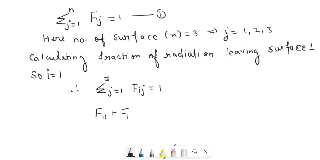 SOLVED: An infinitely long enclosure consists of three surfaces with ...