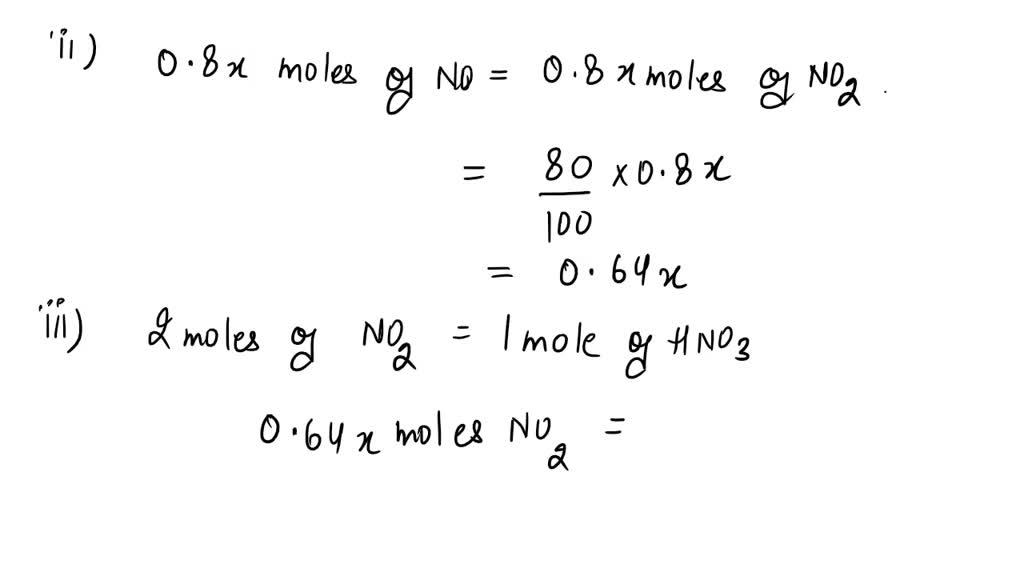 SOLVED Industrially, nitric acid is produced by the Ostwald process
