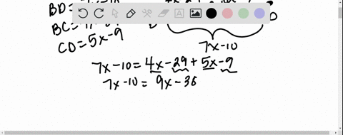 if-bd-7x-10-bc-4x-29-and-cd-5x-9-find-each-value
