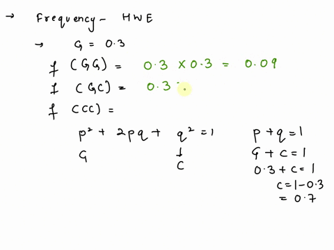 at-a-particular-site-in-the-genome-g-and-c-nucleotide-are-segregating-the-frequency-of-g-is-03_-calculate-the-expected-frequency-of-each-genotype-under-hwe_-fgg-12-pt-fgc-12-pt-fcc-12-pt-cal-64538