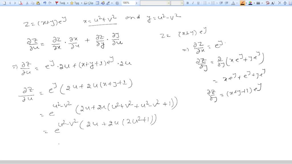 SOLVED: point) Find the values of the partial derivatives of at the ...