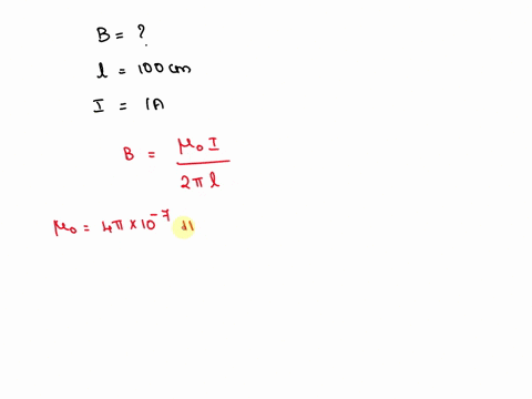 calculate-the-magnitude-of-the-magnetic-field-at-a-point-100-cm-from-a-long-thin-conductor-carrying-a-current-of-100-a-04206