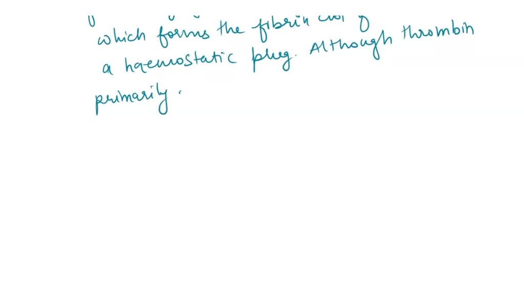 SOLVED what is coagulation? what prevents coagulation during the