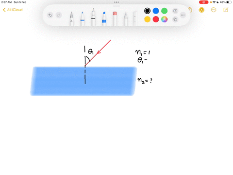 light-in-vacuum-is-incident-on-the-surface-of-a-glass-slab-in-the-vacuum-the-beam-makes-an-angle-o-2-41036