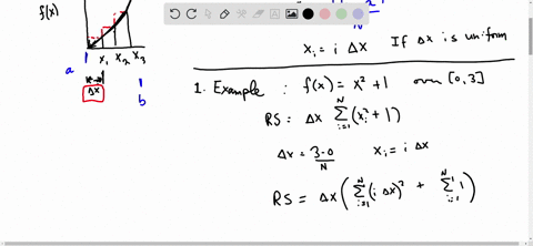 for-the-following-functions-find-a-formula-for-the-riemann-sum-obtained-by-dividing-the-interval-a-b-into-n-equal-subintervals-and-using-the-right-hand-endpoint-for-each-ck-then-take-a-limit-of-these-