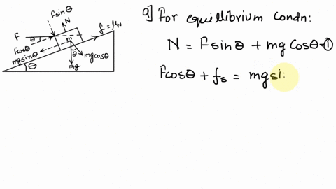 3-a-200-kg-block-is-held-in-equilibrium-on-an-incline-of-angle-6008-by-a-horizontal-force-applied-in-the-direction-shown-in-figure-if-the-coefficient-of-static-friction-between-block-and-inc-33007