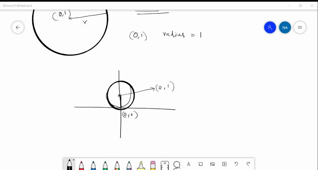SOLVED122 Tmeliuc The heur endpoints of a diameter of a circle are 1