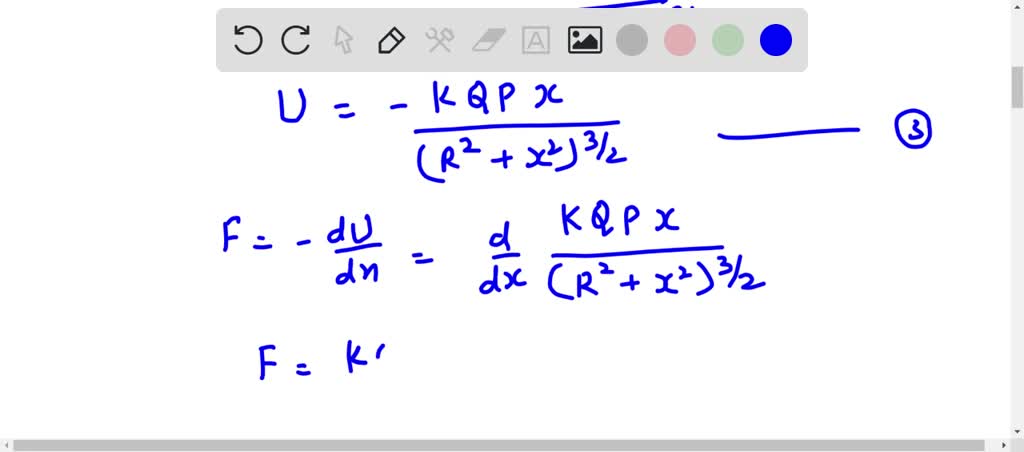 SOLVED: An electric dipole is kept on the axis of a uniformly charged ...