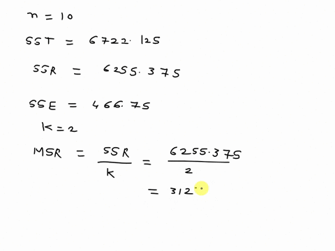 the-following-estimated-regression-equation-based-on-10-observations-was-presented-y-291670-05508x1-04980x2-here-sst-6722125-ssr-6225375-sb1-00812-and-sb2-00567-acompute-msr-and-mse-round-yo-66687