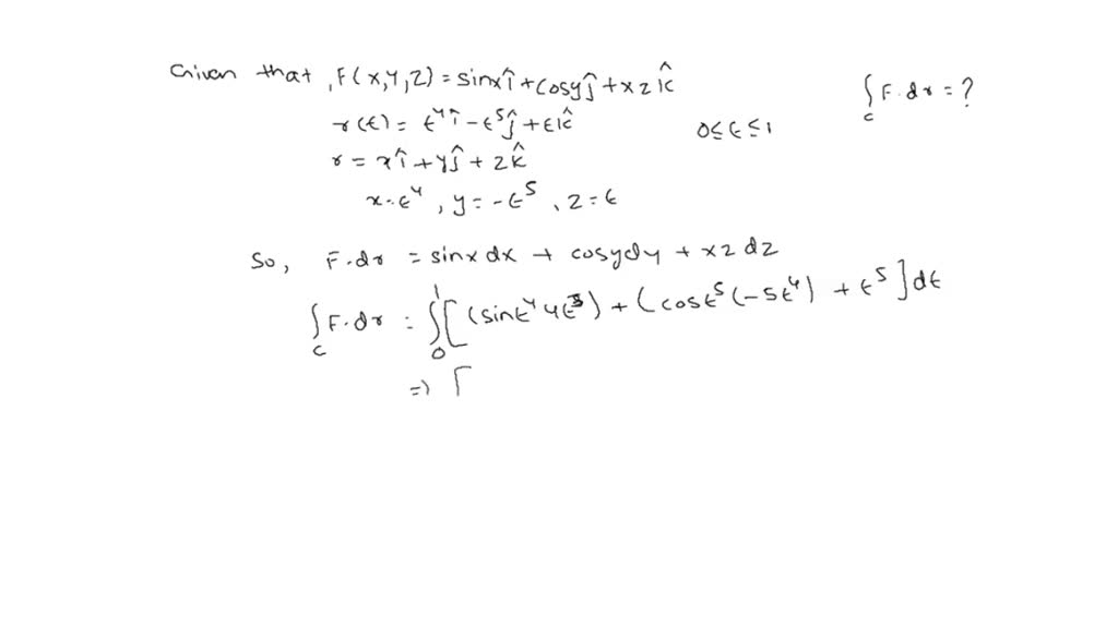 SOLVED: In Exercises 15-22, complete the line integral of the scalar ...