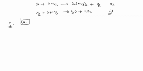 the-chemical-reaction-between-a-piece-of-copper-and-nitric-acid-is-given-by-the-chemical-equations-cu-hno3-cuno32-h2-h2-hno3-h2o-no2-what-can-be-inferred-from-the-chemical-equation-a-copper-30615