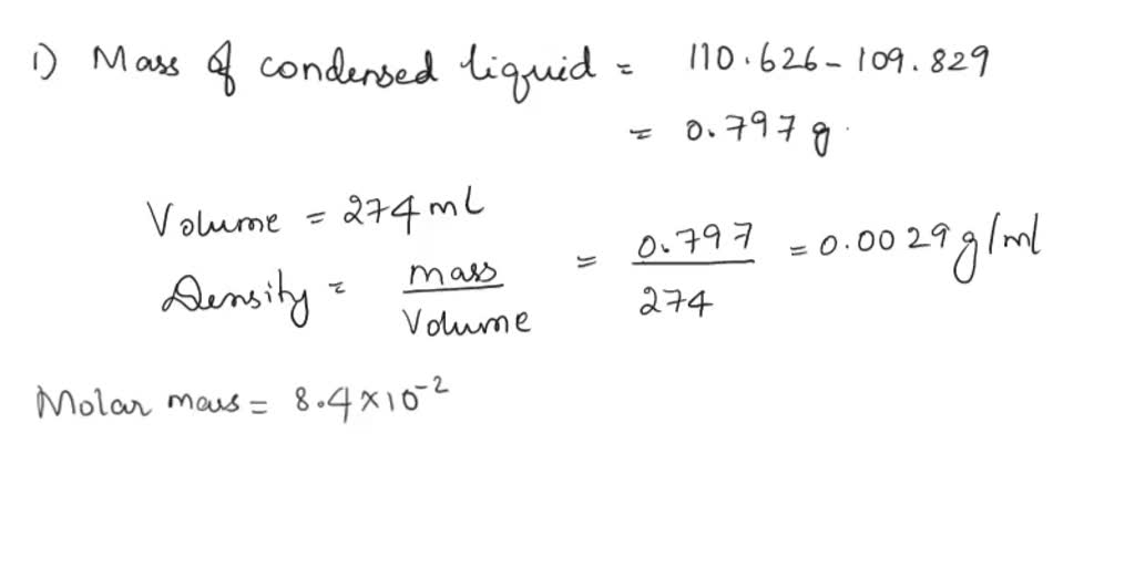 SOLVED: (8 pts) Import your data and calculate the pressure in atm ...