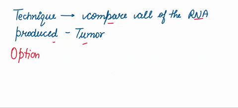 which-technique-could-you-use-if-you-wanted-to-compare-all-of-the-rnas-produced-in-a-tumor-vs-a-normal-tissue-in-a-single-experiment-a-fish-fluorescent-in-situ-hybridization-b-immunocytochem-77017