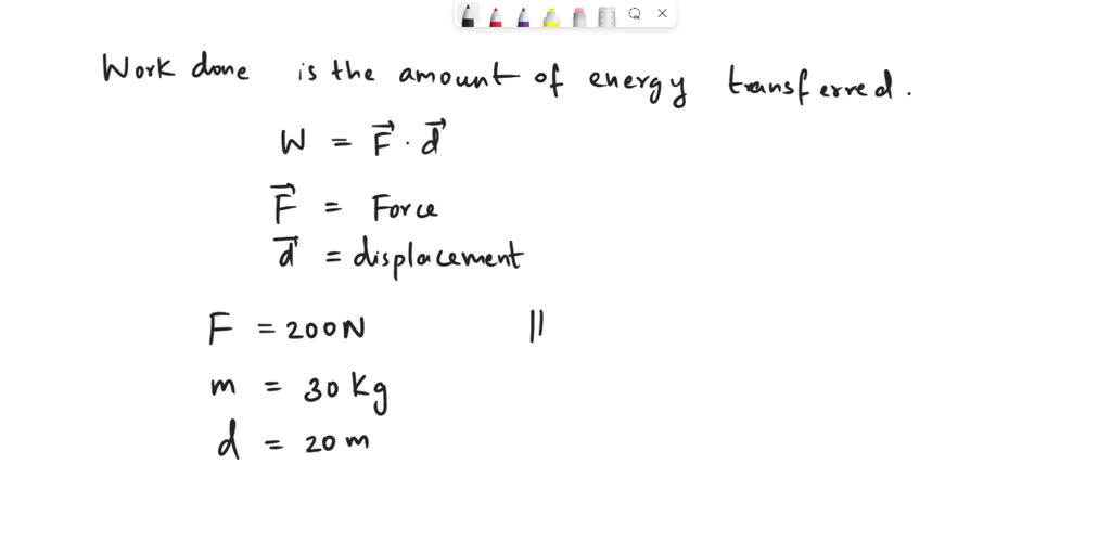 SOLVED A certain machine exerts a force of 200 newtons on a box whose