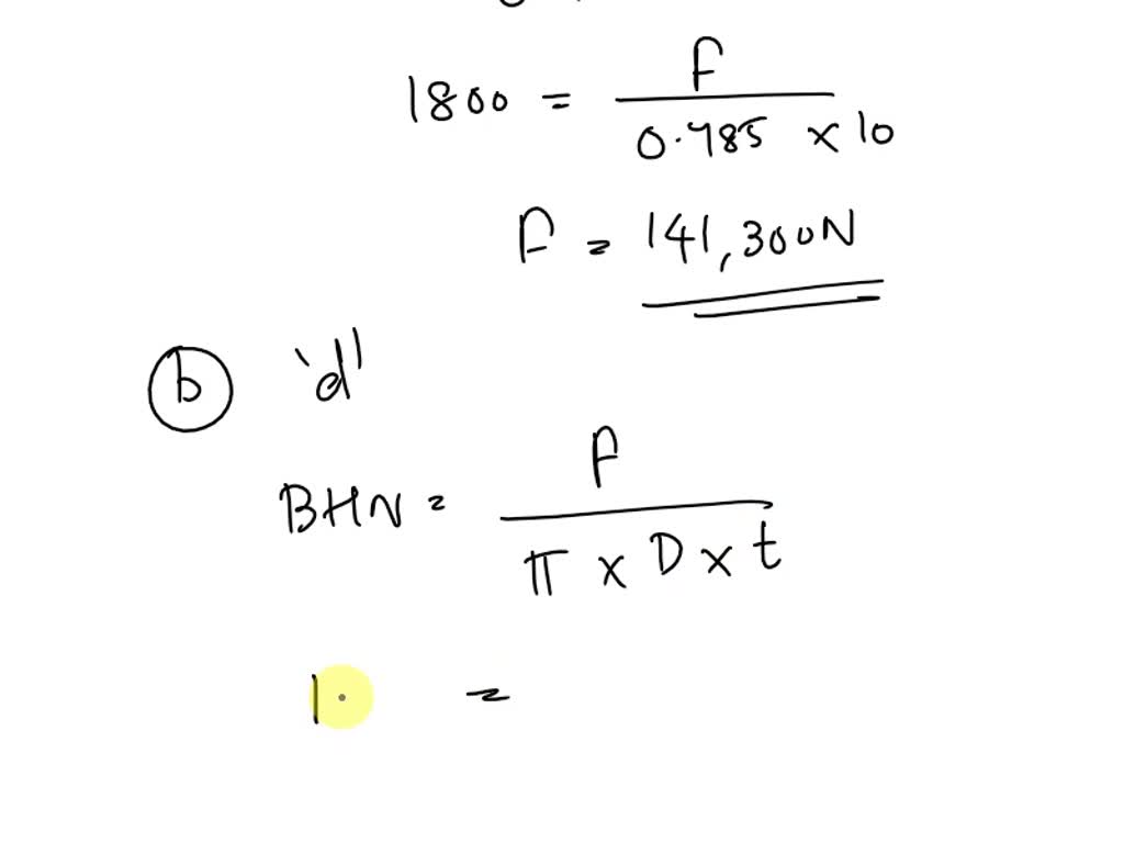 SOLVED A tungsten carbide ball 10mm in diameter is loaded under an