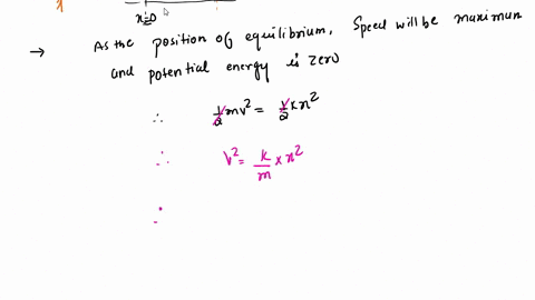 a-205-g-object-is-attached-to-a-spring-that-has-force-constant-of-755-nlm-the-object-is-pulled-775-cm-to-the-right-of-equilibrium-and-released-from-rest-to-slide-on-a-horizontal-frictionless-74057