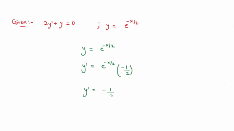 in-problems-11-14-verify-that-the-indicated-function-is-an-explicit-solution-of-the-given-differential-equation-assume-an-appropriate-interval-of-definition-for-each-solution-11-2y-y-0-y-e-x-96557