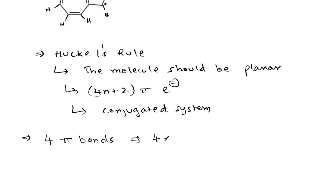 SOLVED: According To Huckel's Rule; What Is The Value Of "n" For The ...