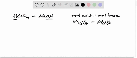 a-2500-ml-sample-of-an-unknown-hclo4-solution-requires-titration-with-2262-ml-of-02000-m-naoh-to-reach-the-equivalence-point-what-is-the-concentration-of-the-unknown-hclo4-solution-the-neutralizatio-2