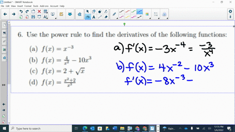 use-the-power-rule-to-find-the-derivatives-of-the-following-functions