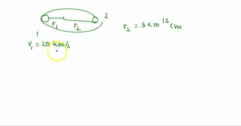 a-binary-system-consists-of-two-stars-in-circular-orbits-about-a-common-center-of-mass-with-an-orbital-period-of-10-days-the-orbital-speed-of-star-is-vi-20-kns-the-radius-of-the-orbit-of-sta-46868