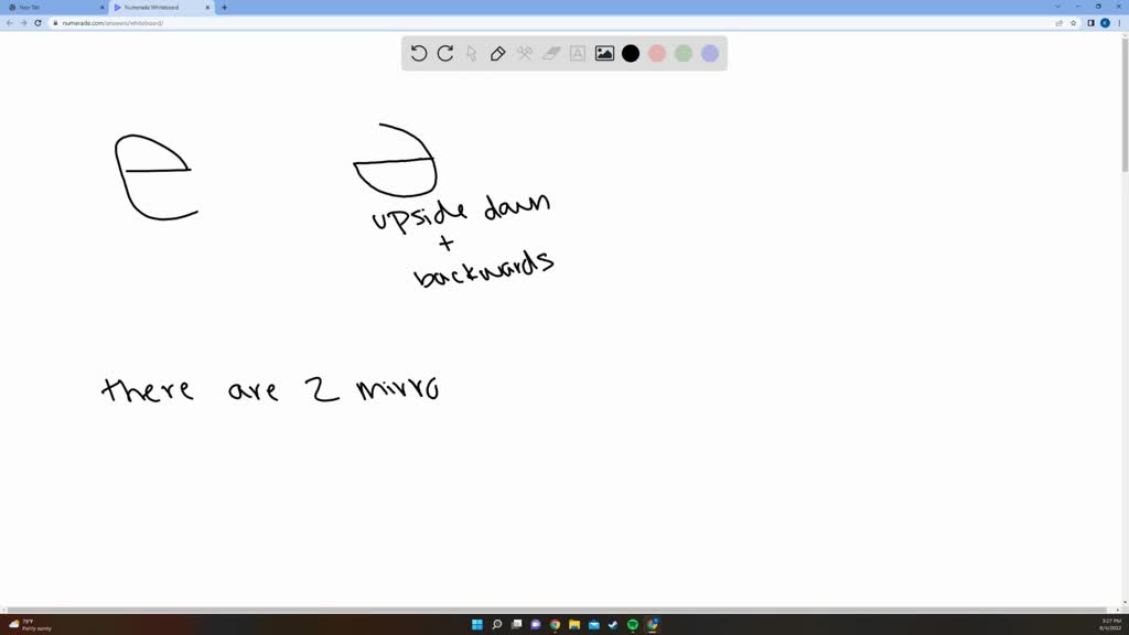 SOLVED Compare the letter “e” as it is placed on the stage to its image as seen through the