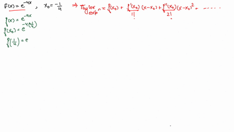 point-use-sigma-notation-to-write-the-taylor-series-about-x-xo-for-the-function-e-4x-xo-4-taylor-series-k0-88273