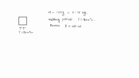 a-solid-metal-of-mass-150g-melts-at-its-melting-point-of-800c-by-providing-heat-at-the-rate-of-100wthe-time-taken-for-it-to-completely-melt-at-the-same-temperature-is-4-min-what-is-the-specific-latent