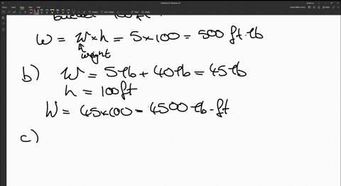 a-bucket-and-rope-are-used-to-draw-water-from-a-100-foot-deep-well-the-bucket-weighs-slbs-and-lets-assume-the-rope-has-negligible-weight-a-calculate-the-work-required-to-lift-only-the-empty-91175