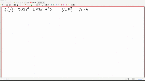 approximate-the-area-under-the-graph-of-fx001x4-144x290-over-the-interval-614-by-dividing-the-interval-into-4-subintervals-use-the-left-endpoint-of-each-subinterval-find-the-approximate-area-63098