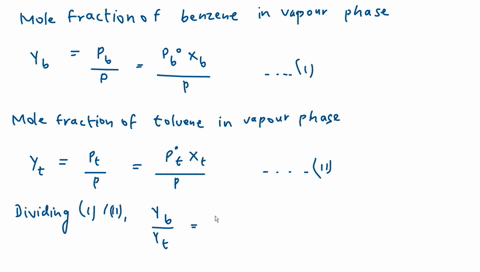 at-a-given-temperature-you-have-a-mixture-of-benzene-vapor-pressure-of-pure-benzene-745-torr-and-toluene-vapor-pressure-of-pure-toluene-290-torr-the-mole-fraction-of-benzene-in-the-vapor-abo-57525