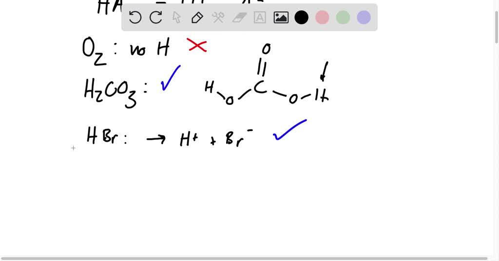 Solved Which Of The Following Substances Can Act As A Bronsted Acid In Aqueous Solution