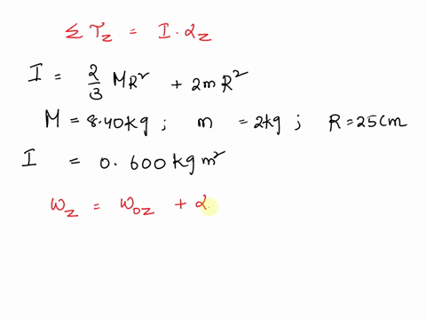a-uniform-840-mathrmkg-spherical-shell-500-mathrmcm-in-diameter-has-four-small-200-mathrmkg-masses-2-53297