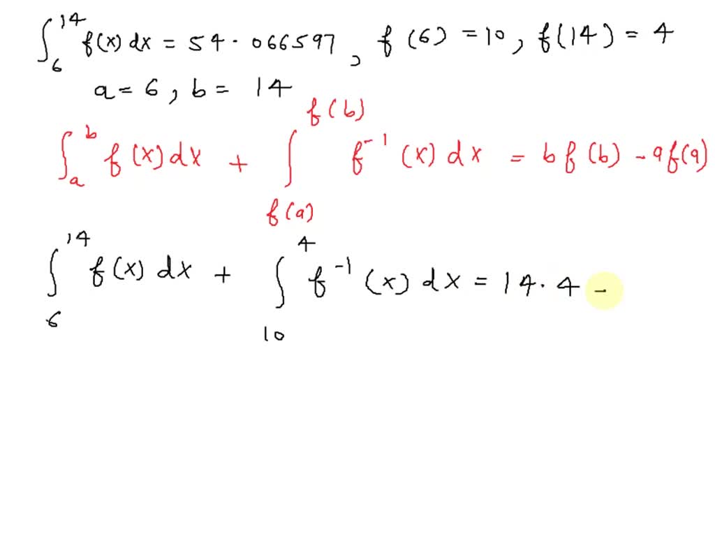 SOLVED: point) Suppose f(r) is continuous and decreasing on the closed ...