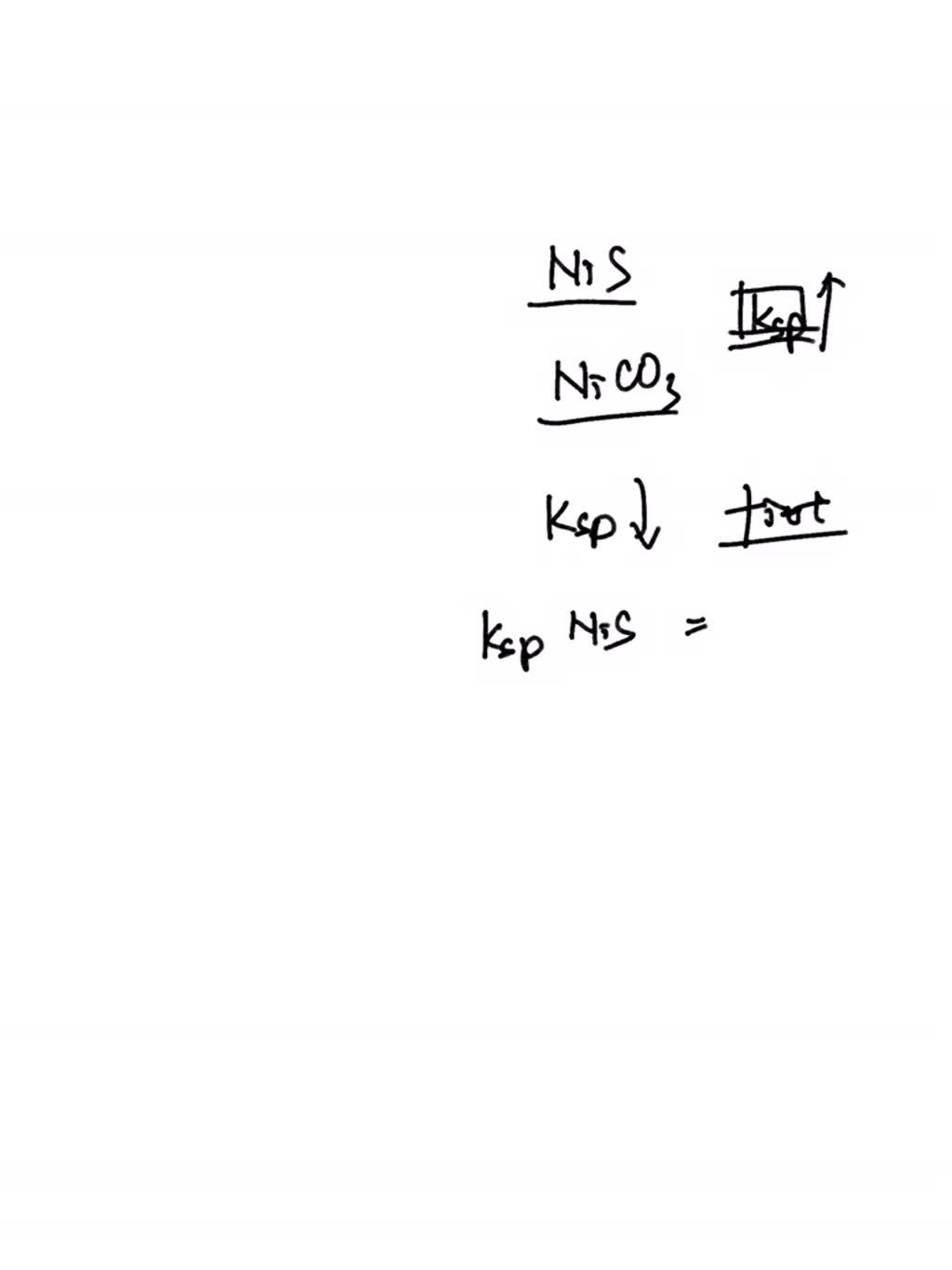 SOLVED A solution contains 0.10 M sodium sulfide and 0.10 M potassium