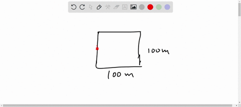 a-person-walks-along-the-sides-of-a-square-field-each-side-is-100-m-long-what-is-the-maximum-magnitude-of-displacement-of-the-person-at-any-time-interval